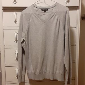 Grey Banana Republic V-Neck Sweater